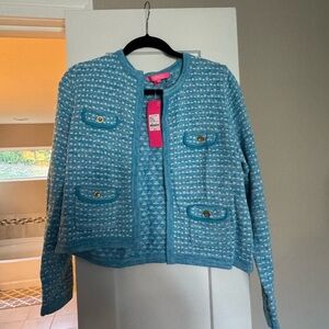 LILLY PULITZER KIENNA CARDIGAN NWT L